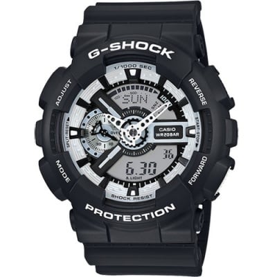 Мъжки часовник Casio G-Shock GA-110BW-1AER Изображение 1