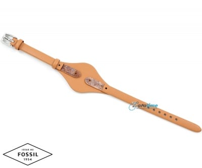Каишка за часовник FOSSIL ES3565, Кожена, Кафява, 8мм Изображение 1