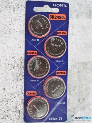 Литиева батерия SONY CR2450 / 3V Изображение 1