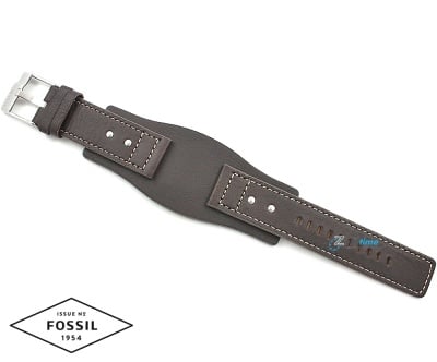 Каишка за часовник FOSSIL JR9990, Кафява, 24мм Изображение 1