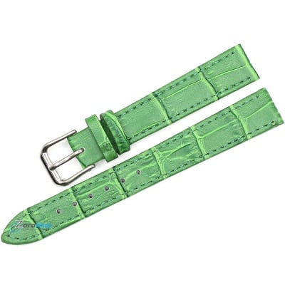 Каишка за часовник Lyon LY1497, Кожена, Зелена, 14мм Изображение 1