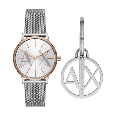 Дамски комплект часовник и ключодържател ARMANI EXCHANGE LOLA AX7130SET Изображение 1