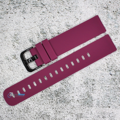 Силиконова каишка за часовник SN18177, Лилава, 18мм