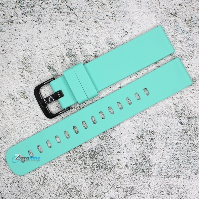 Силиконова каишка за часовник SN18196, Тюркоаз, 18мм