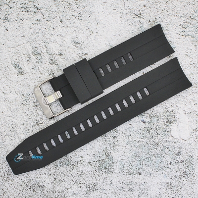 Силиконова каишка за часовник SN2001, Черна, 20мм