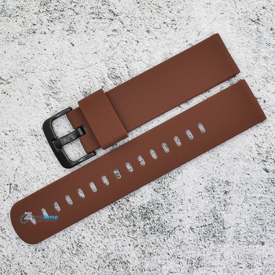 Силиконова каишка за часовник SN20130, Кафява, 20мм