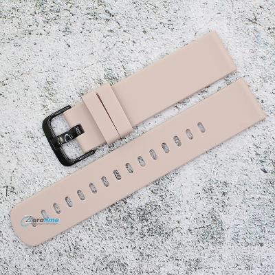 Силиконова каишка за часовник SN20195, Телесен цвят, 20мм