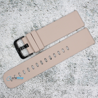 Силиконова каишка за часовник SN22195, Телесен цвят, 22мм
