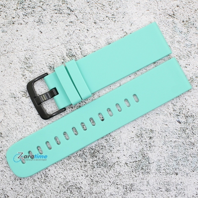 Силиконова каишка за часовник SN22196, Тюркоаз, 22мм
