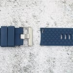 Силиконова каишка за часовник SN2270, Тъмно синя, 22мм