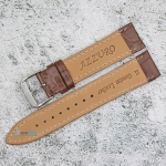Каишка за часовник Azzuro Delux AZD20139, Кожена, Кафява, 20мм