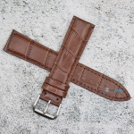 Каишка за часовник Azzuro Delux AZD20139, Кожена, Кафява, 20мм