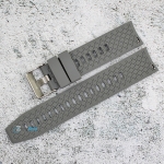 Силиконова каишка за часовник SN2080, Сива, 20мм