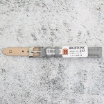 Каишка за часовник Hightone HT12-243, Кожена, Сива, 12мм