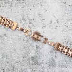 Верижка за часовник ML14-6018RG, Стоманена, Розово злато, 14мм