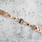 Верижка за часовник ML14-6018RG, Стоманена, Розово злато, 14мм