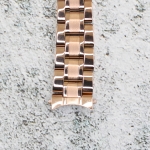 Верижка за часовник ML14-6018RG, Стоманена, Розово злато, 14мм