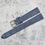 Каишка за часовник Lyon LY16170, Кожена, Синя, 16мм