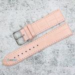 Каишка за часовник Lyon LY22194, Кожена, Розова, 22мм