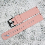 Силиконова каишка за часовник SN18194, Розова, 18мм