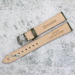 Каишка за часовник Hightone HT16-289, Кожена, Зелена, 16мм