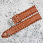 Каишка за часовник Hightone HT20-328, Кожена, Кафява, 20мм