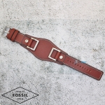 Каишка за часовник FOSSIL JR1157, JR1155, Кожена, Кафява, 24мм