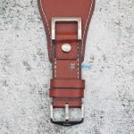 Каишка за часовник FOSSIL JR1157, JR1155, Кожена, Кафява, 24мм