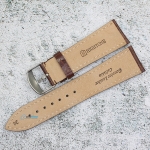 Каишка за часовник Hightone HT24-454, Кожена, Тъмно кафява, 24мм