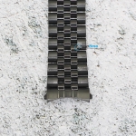 Верижка за часовник ML20-6023B, Стоманена, Черна, 20мм