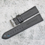 Каишка за часовник Motta MT22121GL, Кожена, Черна, 22мм