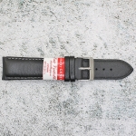 Каишка за часовник Motta MT22121GL, Кожена, Черна, 22мм