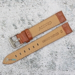 Каишка за часовник Azzuro Delux AZD1640, Кожена, Кафява, 16мм