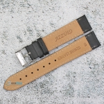 Каишка за часовник Azzuro Delux AZD18306, Кожена, Черна, 18мм