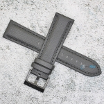 Каишка за часовник ARMANI EXCHANGE AX1724, Кожена, Черна, 22мм