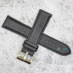 Каишка за часовник ARMANI EXCHANGE AX7133SET, Кожена, Черна, 22мм