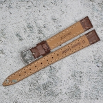 Каишка за часовник Azzuro Delux AZD1239, Кожена, Кафява, 12мм