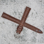 Каишка за часовник Azzuro Delux AZD1239, Кожена, Кафява, 12мм