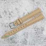 Каишка за часовник Azzuro Delux AZD1283, Кожена, Бежова, 12мм