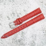 Каишка за часовник Azzuro Delux AZD1290, Кожена, Червена, 12мм
