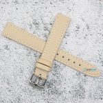 Каишка за часовник Azzuro Delux AZD14288, Кожена, Бежова, 14мм
