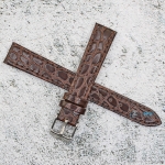 Каишка за часовник Azzuro Delux AZD14342, Кожена, Кафява, 14мм