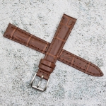 Каишка за часовник Azzuro Delux AZD1439, Кожена, Кафява, 14мм