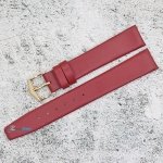 Каишка за часовник Azzuro Delux AZD16191G, Кожена, Бордо, 16мм