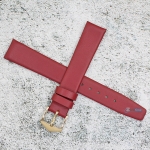 Каишка за часовник Azzuro Delux AZD16191G, Кожена, Бордо, 16мм