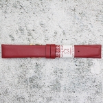 Каишка за часовник Azzuro Delux AZD16191G, Кожена, Бордо, 16мм