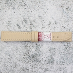 Каишка за часовник Azzuro Delux AZD16288, Кожена, Бежова, 16мм