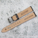 Каишка за часовник Azzuro Delux AZD16301, Кожена, Черна, 16мм