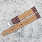 Каишка за часовник Azzuro Delux AZD16348, Кожена, Кафява, 16мм