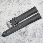 Каишка за часовник Azzuro Delux AZD18119XL, Кожена, Черна, 18мм